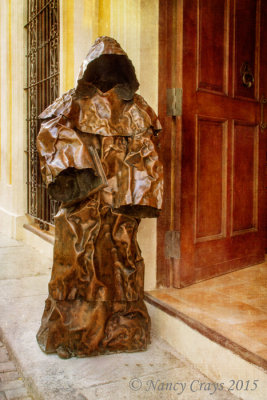 Statue of a Monk Outside Hostel (1185682)