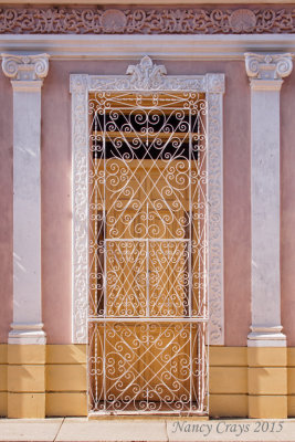 Ornate door in Trinidad (1226343)