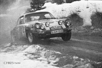 Rally Monte-Carlo 1972, driver : Larrousse, 2nd Over all