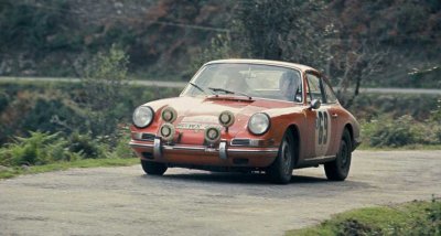 Tour de Corse 1966,  1st race in a 911 for Vic Elford