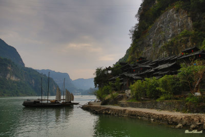 Sunset on the Yangtze river!