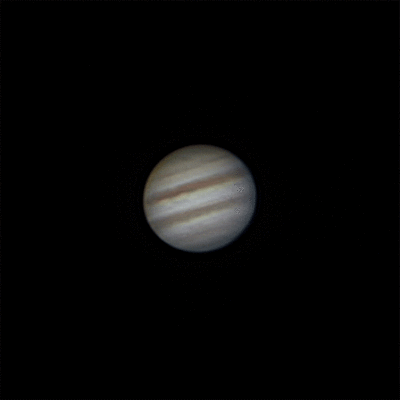 Jupiter rotating