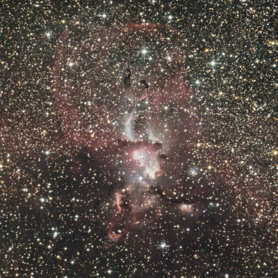 Near and far nebulae in Carina