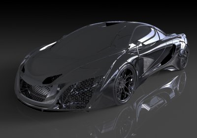 Concept Car 3D Visualizations