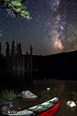 Mirror Lake at Night
