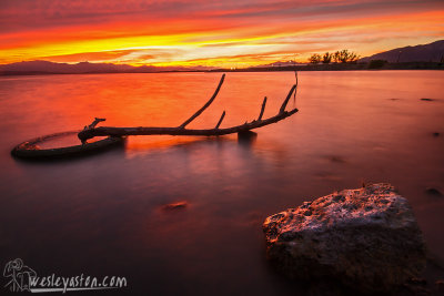 Utah Lake Sunset