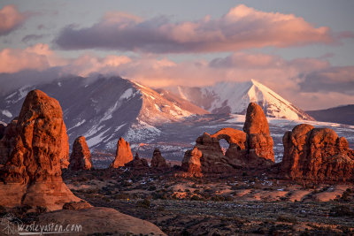 Arches in Winter