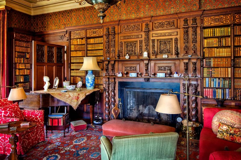 The Library, Scotney Castle, Kent
