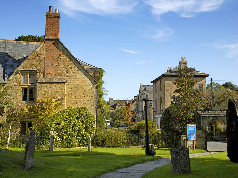 From the churchyard, Martock (2014)