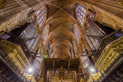 Organ pipes, Leon Cathedral