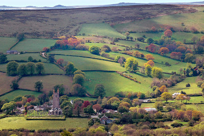 Looking down on Widecombe (1662)