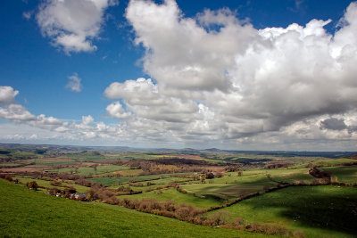 Low cloud over West Dorset