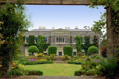 House and gardens framed, Mount Stewart (2406)