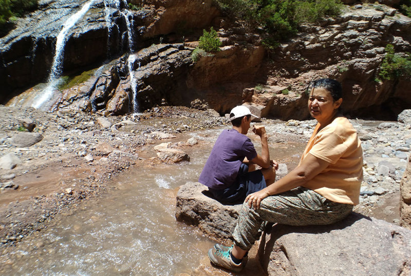 Dans les gorges dIkkis