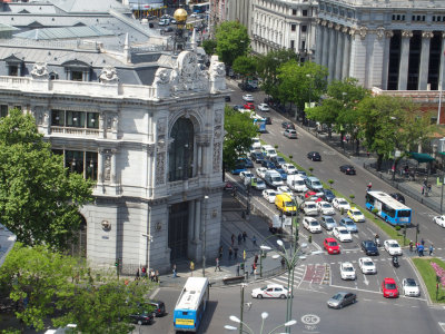 Vista from Palacio de Cibeles