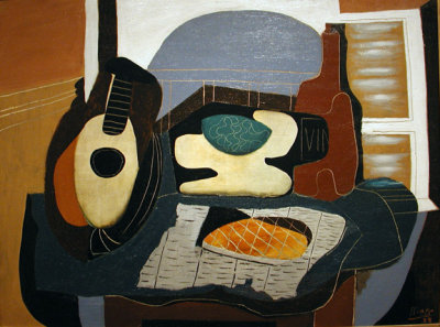 Still Life with Mandolin and Galette