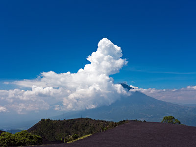 Orographic precipitation, Volcan de Agua