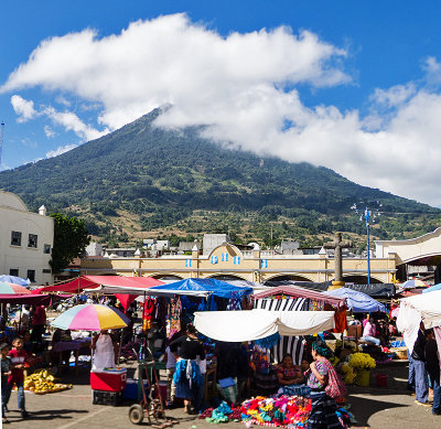 Market overview - Santa Maria de Jesus, Guatemala