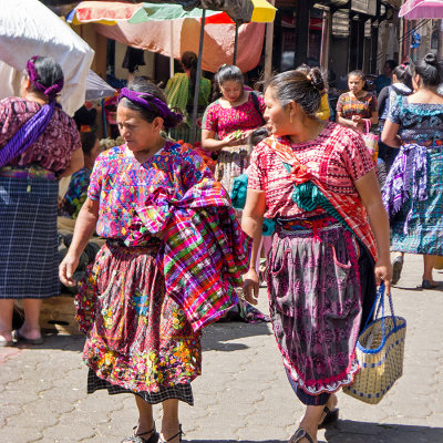 Candid Street Scene, Santa Maria de Jesus, Guatemala