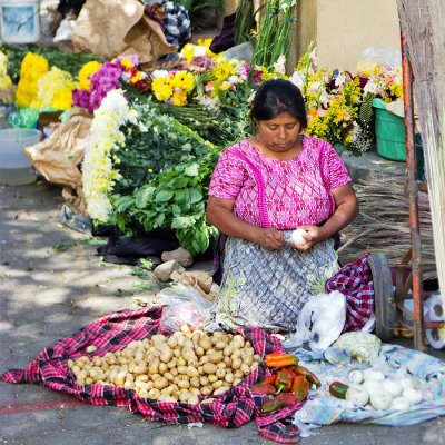 Market Vendor II, Santa Maria de Jesus, Guatemala