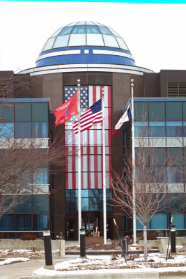 R2D2 Lives in West Des Moines, Iowa.

This is the American Equity Group building in West Des Moines, Iowa