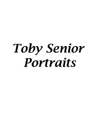 Toby's Senior Portraits
