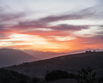 Sunset over Carmel Valley