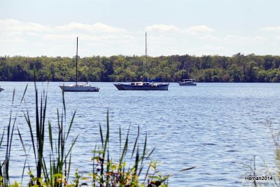 from the boat ramp