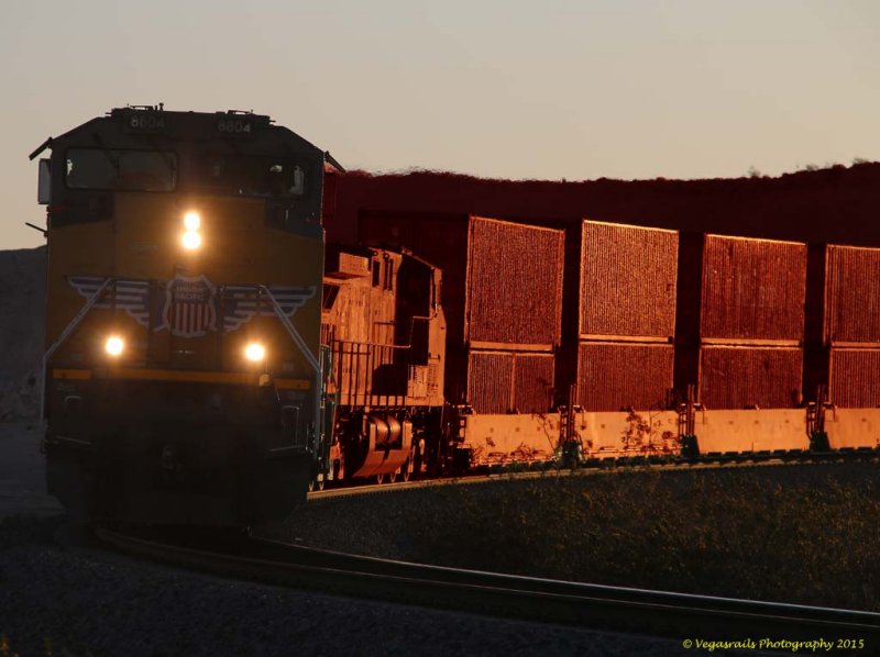 UP 8804 at Apex