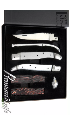 PKS Laguiole folding knife kit w/ stag handles 