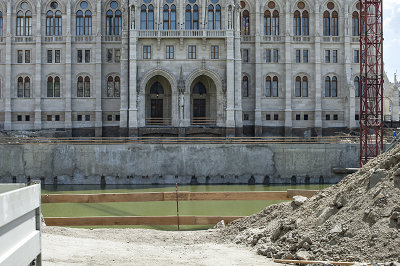 New parking lot at Parliament