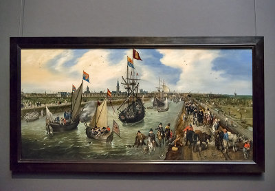 The Departure of a Dignitary from Middleburg, van de Venne