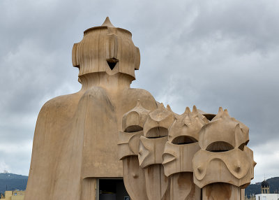 Ventilation tower watching over chimneys