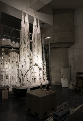 Partial model of basilica