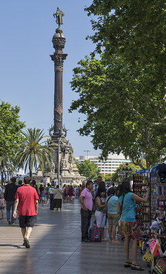 Monument a Colom, La Rambla