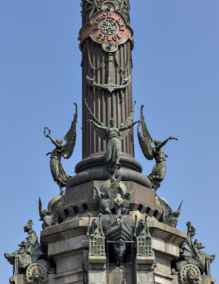 Monument a Colom, detail