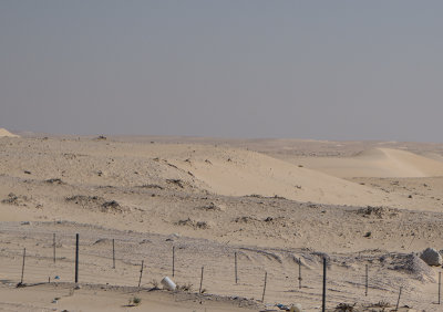 White sand dunes