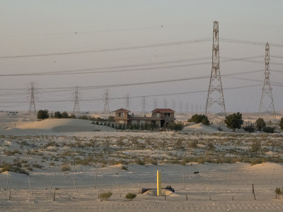 Among the dunes (and power lines)