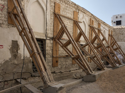 Old mosque under restoration