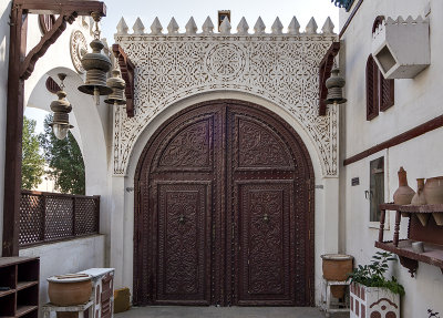 Courtyard door