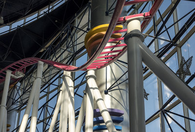 Roller coaster abstract