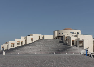Katara Cultural Village, stairs with a building