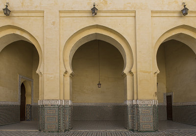 Mausoleum of Moulay Ismail, courtyard