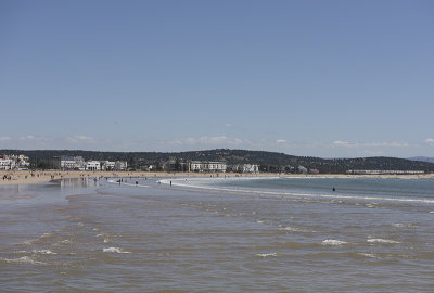 The beach