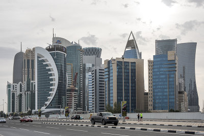 Icons of Doha, rear view
