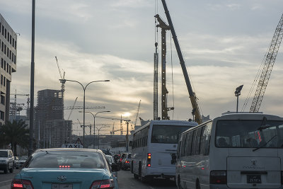 Back to Doha, city of cranes