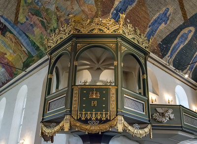 Oslo Cathedral, royal box