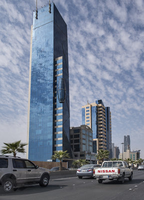 Nakheel Tower and clouds