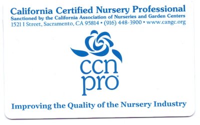 California Certified Nursery Professional