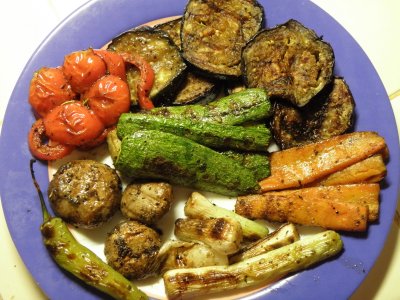 Greek Marinated Grilled Vegetables (Vegan)